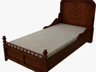 Old Bed 3D model