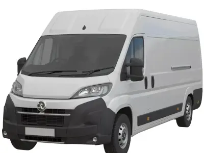 2024 Vauxhall Movano  L4H2 Detailed interior 3D model
