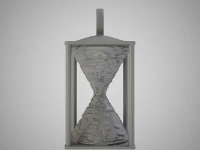 Hourglass Necklace 3D print model