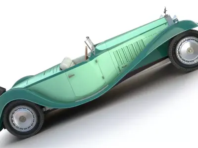 Bugatti Type 41 Royale Esders 3D Model 01 3D model