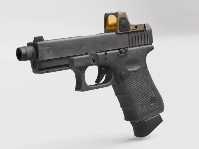 Mk27 MOD 2 Low-poly 3D model