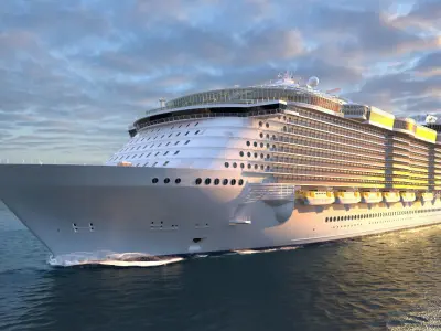 Passenger Cruise Ship Generic 3D model