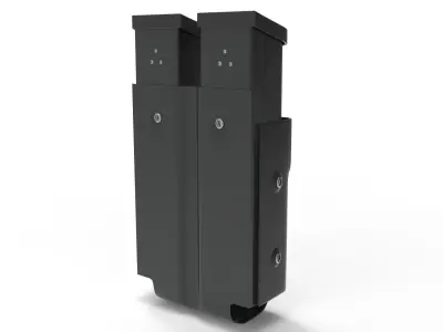 DOUBLE MAG HOLISTER Low-poly 3D model