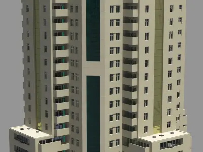 Sky Tower 3d model 3D model