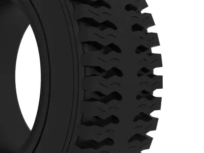 JK - Tyre Wheel Big 3D model