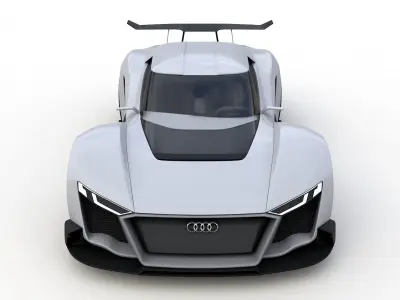 Audi Concept B24 Free 3D model