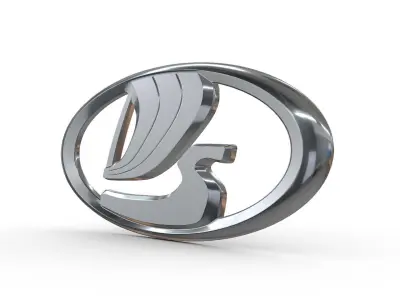 Vaz Logo 3D model by 3dlogoman