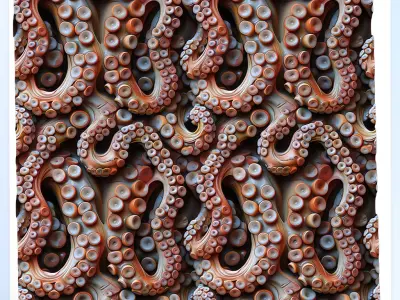 Octopus Seamless Texture Texture from CGTrader