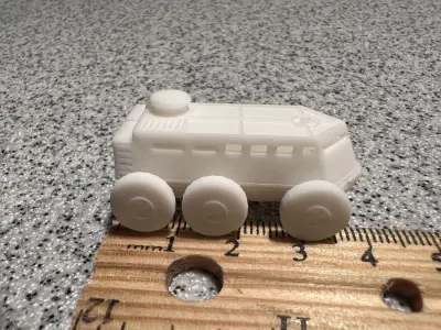2001 A Space Odyssey Moon Rover - Concept Vehicle Free 3D print model