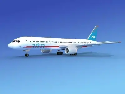 Boeing 757-200 Arkia Israel Airlines 3D model