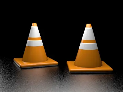 Traffic Cone Free 3D model purchase
