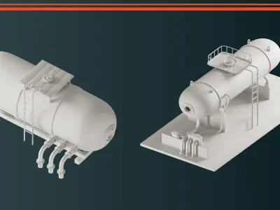 Industrial Tanks VOL-02 3D model