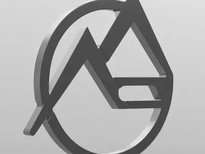 eraz logo 3D model