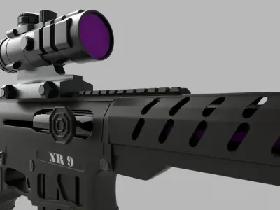 Gun shotgun  3D model