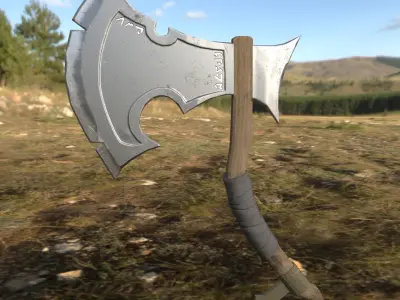 War Axe 3D model