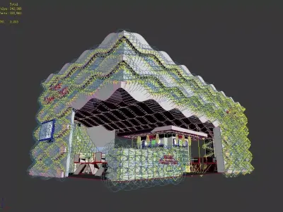 Exhibition - Area - 6X12-3DMAX2009-04 3D model