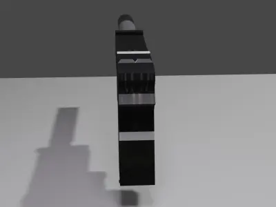 Lowpoly Gun 3D model