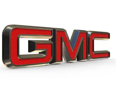 gmc logo 3D model