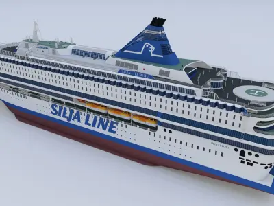 Silja Europa - Silja Line 3D model