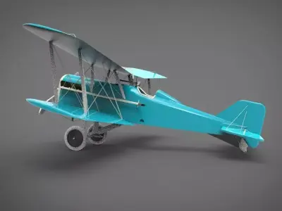 Royal Aircraft Factory SE 5a 3D model purchase