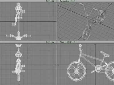 Bicycle - BMX 3D model
