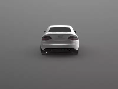 Sedan A4 3D print model