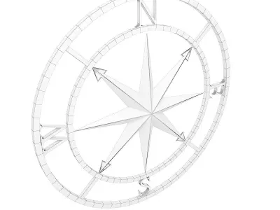 Compass rose  3D model