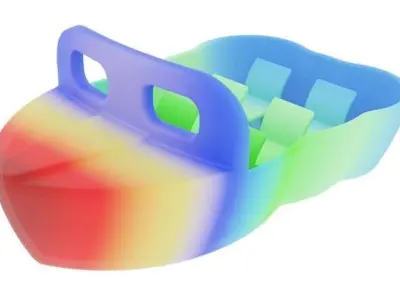 Boat CFD 3D Image 3D model