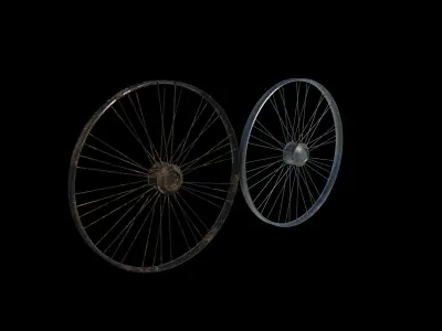 Vintage Wheel 3D model
