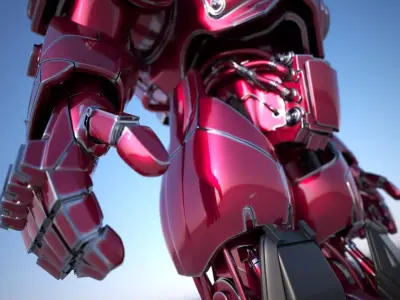 sci cool robot 3D model