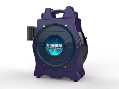 Modern Handheld Industrial Electric Leaf Blower Machine 3D model