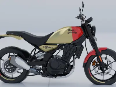 Royal Enfield Guerrilla 450 3D Model 3D model