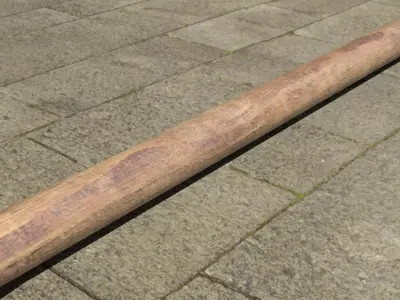 Bill Polearm Low-poly 3D model