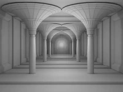 Futuristic Interior 3D model buy