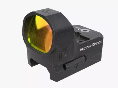 Vector Optics  red dot sight Low-poly 3D model