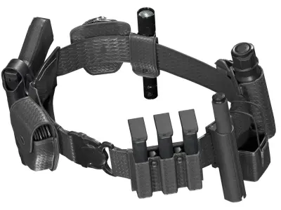 POLICE DUTY BELT Low-poly 3D model