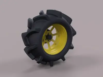 Offroad wheel 15 3D model
