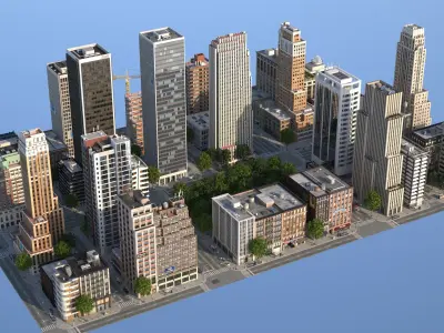 Modeco City 3D model