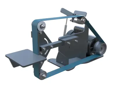 Projetos lixadeira de cinta cutelaria 3D model