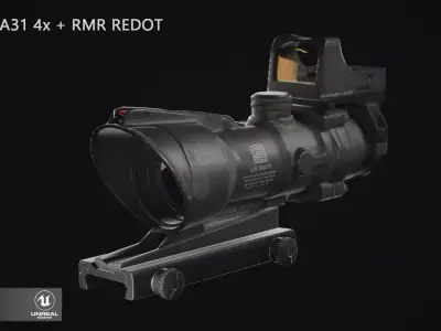 Nivicon ACOG TA31 - Gamemesh Low-poly 3D model