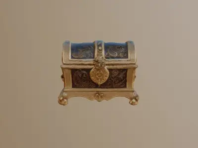 Treasure Chest - Nautic 3D model