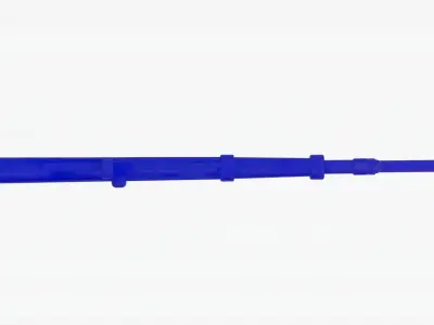 Lego detailed rifle toy gun Low-poly 3D model