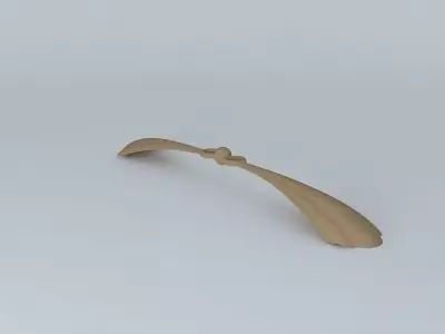handle wooden for door Free 3D model