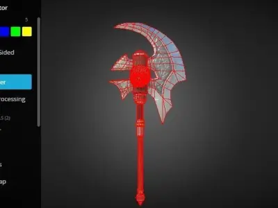 The Viking Axe of Destruction  Low-poly 3D model