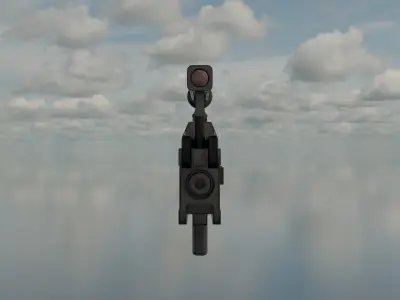 G11 gun weapon Low-poly 3D model