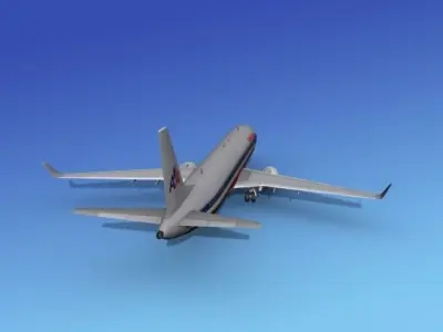 Boeing 737-900ER American Airlines 3D model