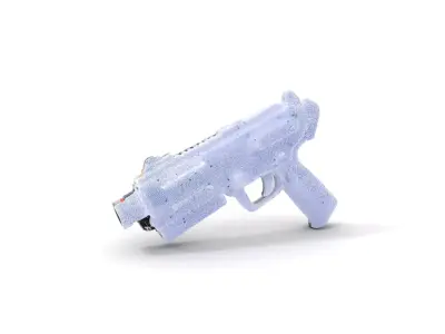 Futuristic Pistol model pack Low-poly 3D model