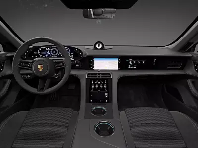 2025 Porsche Taycan 3D model