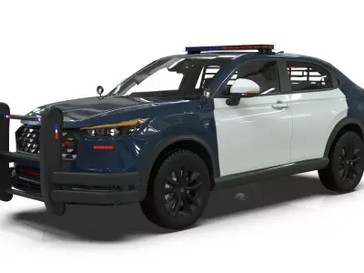 2025 Honda HR-V RS eHEV Police Interceptor 3D model