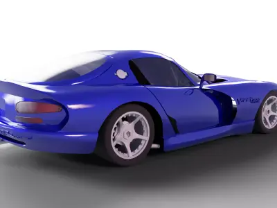 Dodge Viper GTS American Venom 3D print model